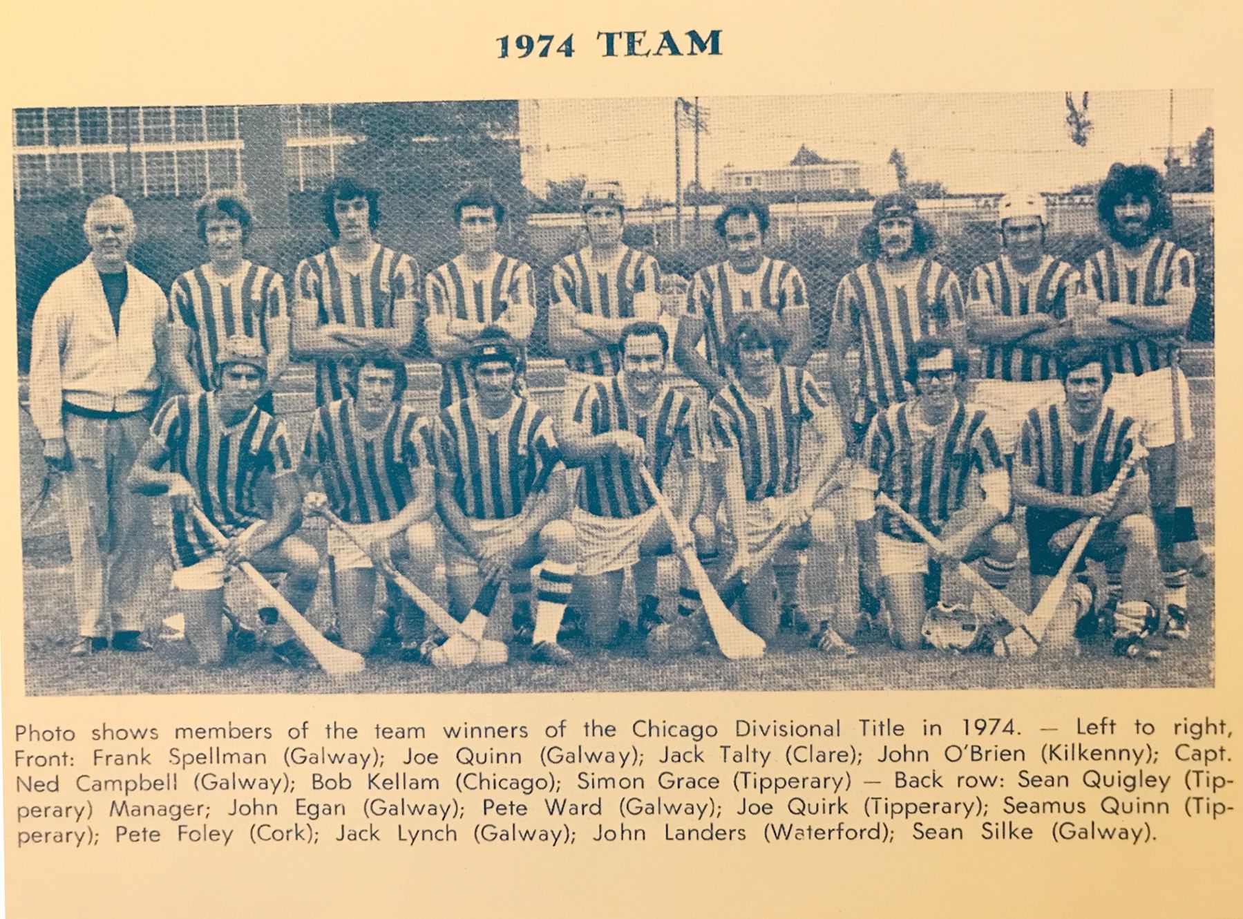 The 1974 Harry Bolands.