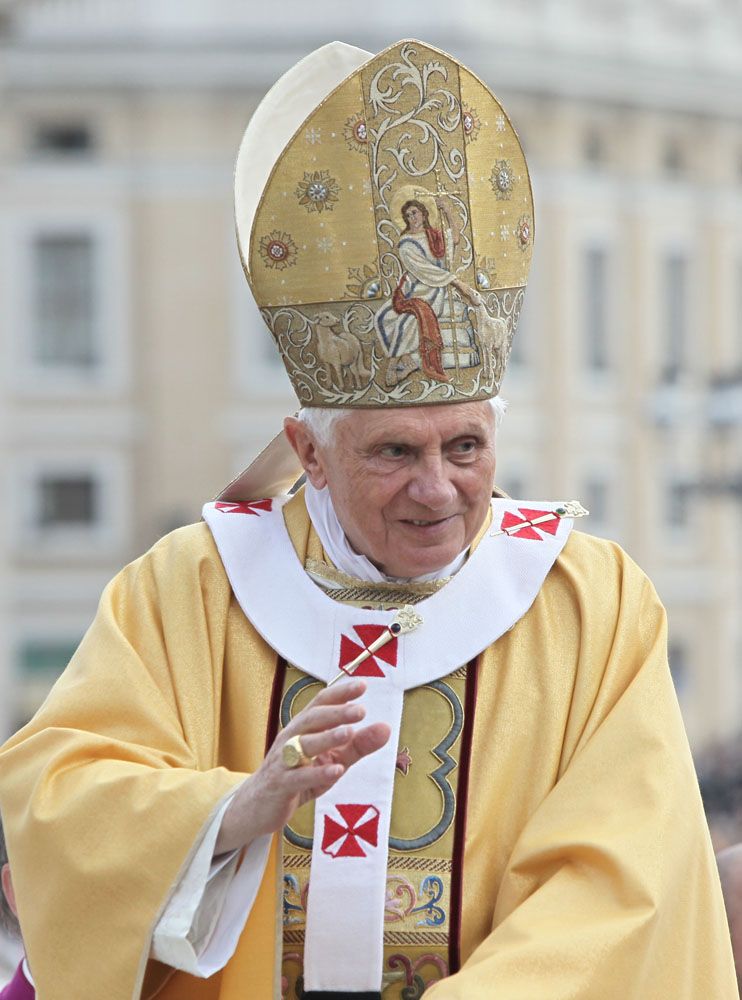 Pope Benedict.