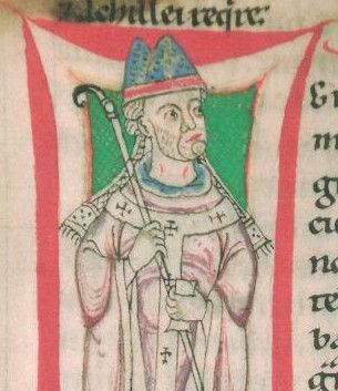 A depiction of Pope Gregory VII.