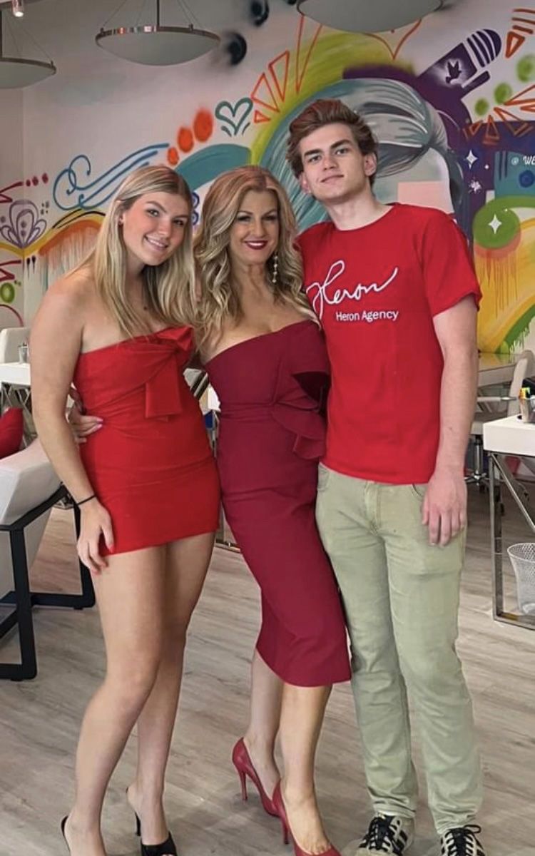 Noreen with her children Ava and Connor.