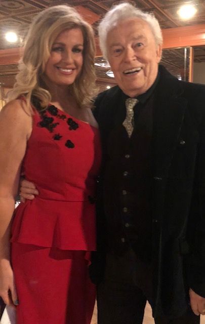 Noreen with actor Dale Benson, a regular at Candlelight