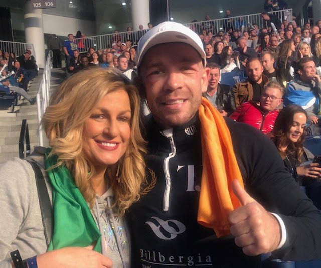 Repping the UFC, with Boxer TJ Doheny