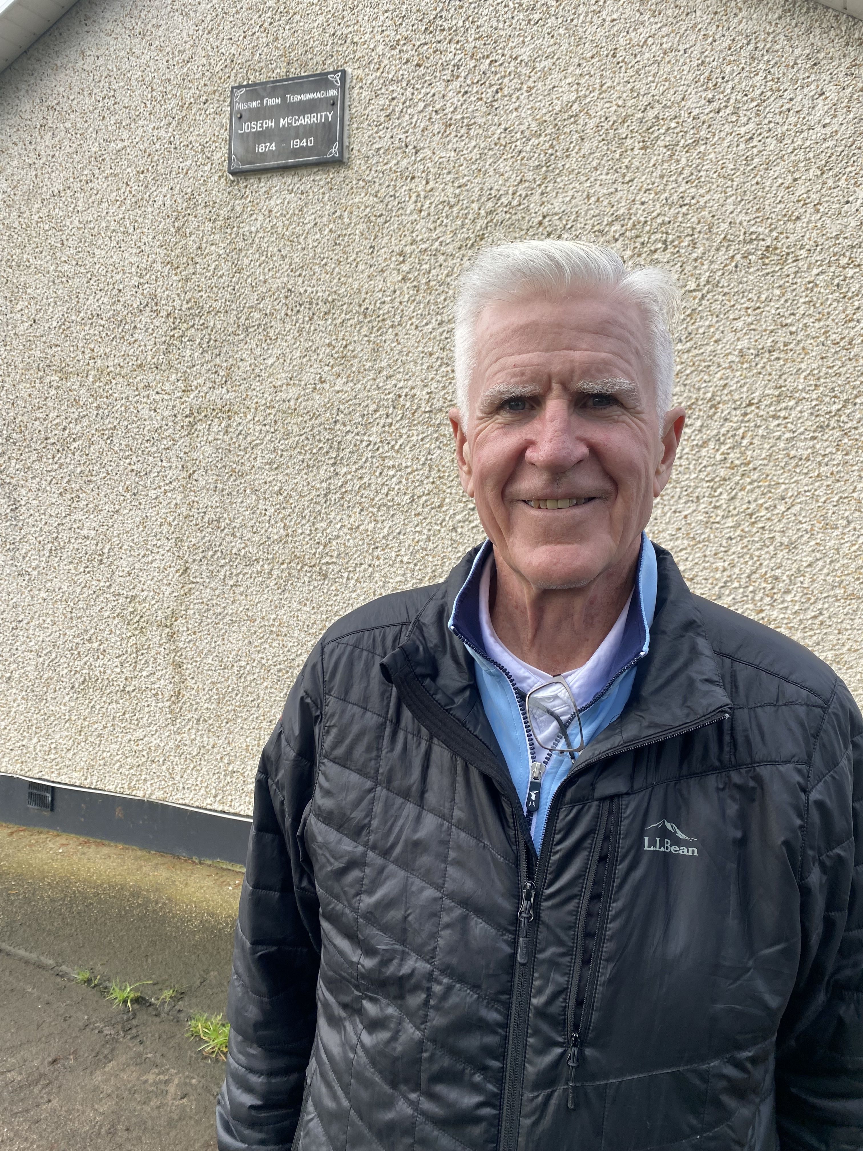 ROOTS: Phil at the McGarrity homestead in Creggandeveskey, Carrickmore, Co. Tyrone