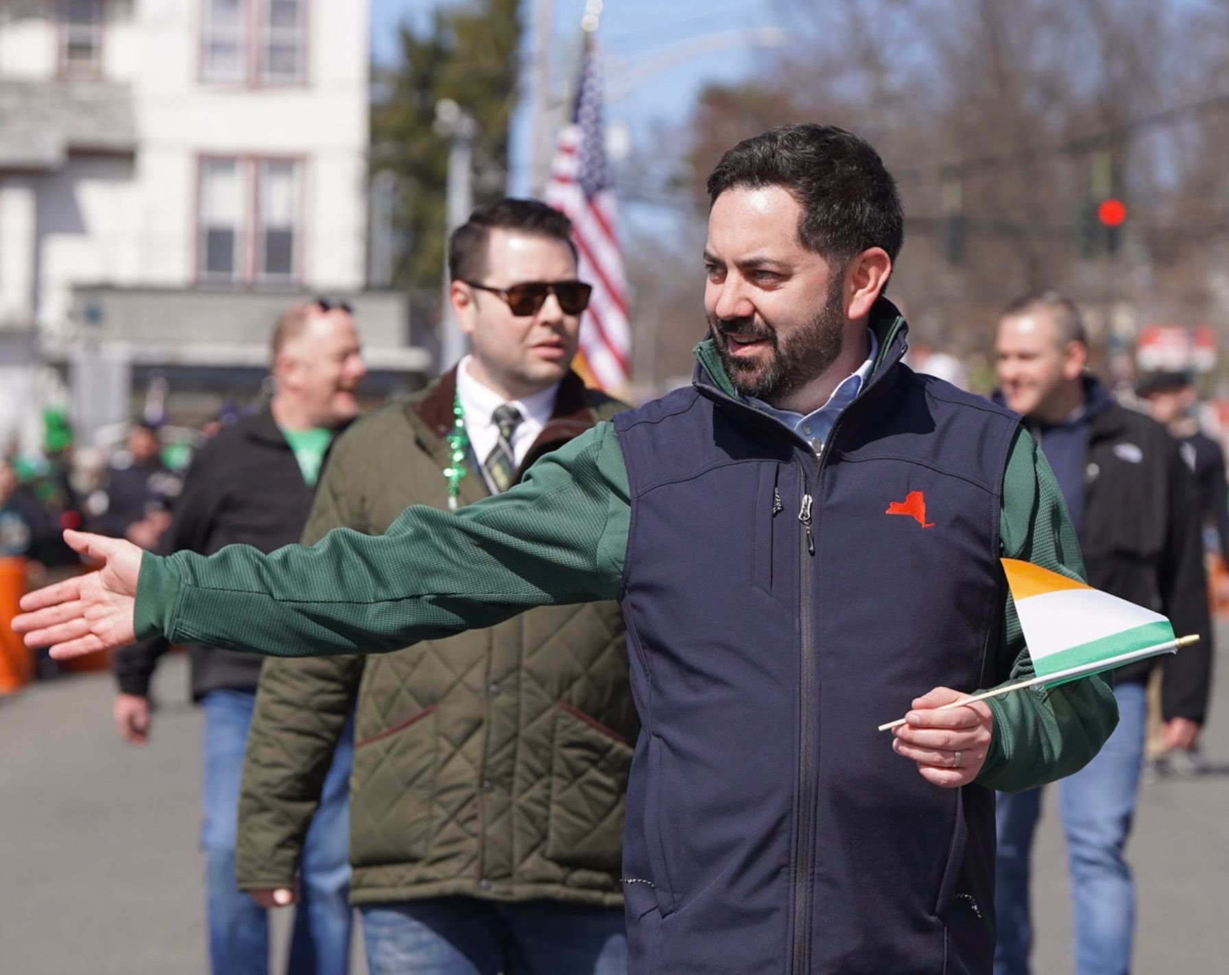 ON THE MARCH: Mike Lawler