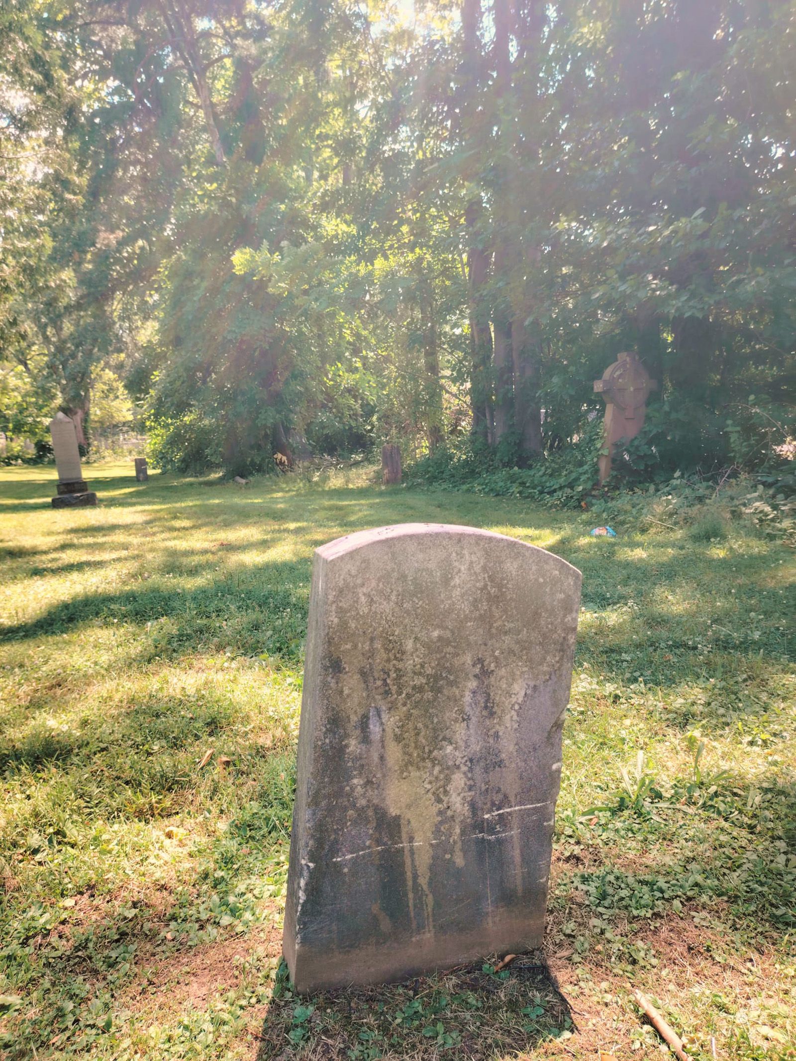 The grave of William Murphy in St. Patrick’s Cemetery, Hartford