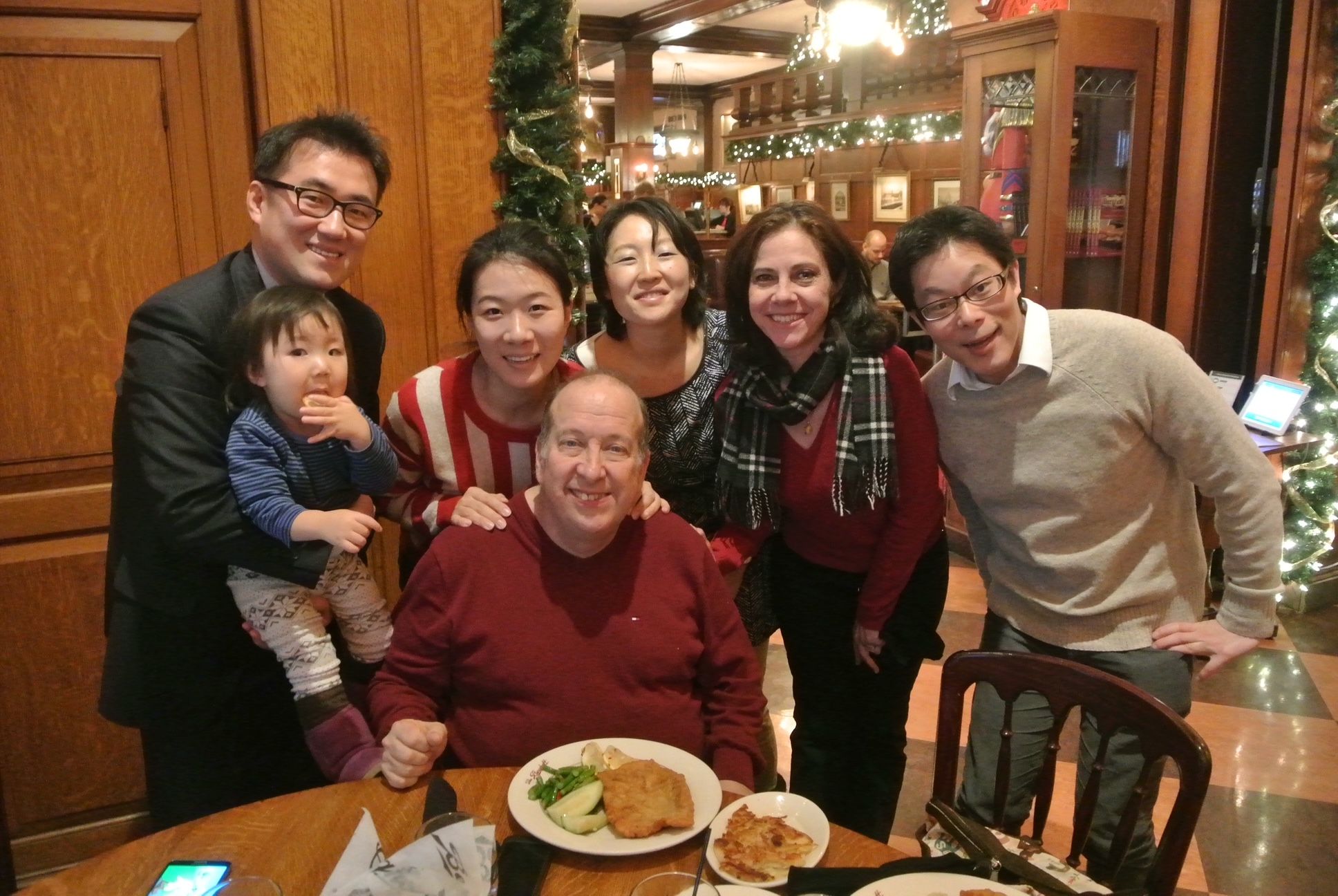 Tommy and friends at the Berghoff