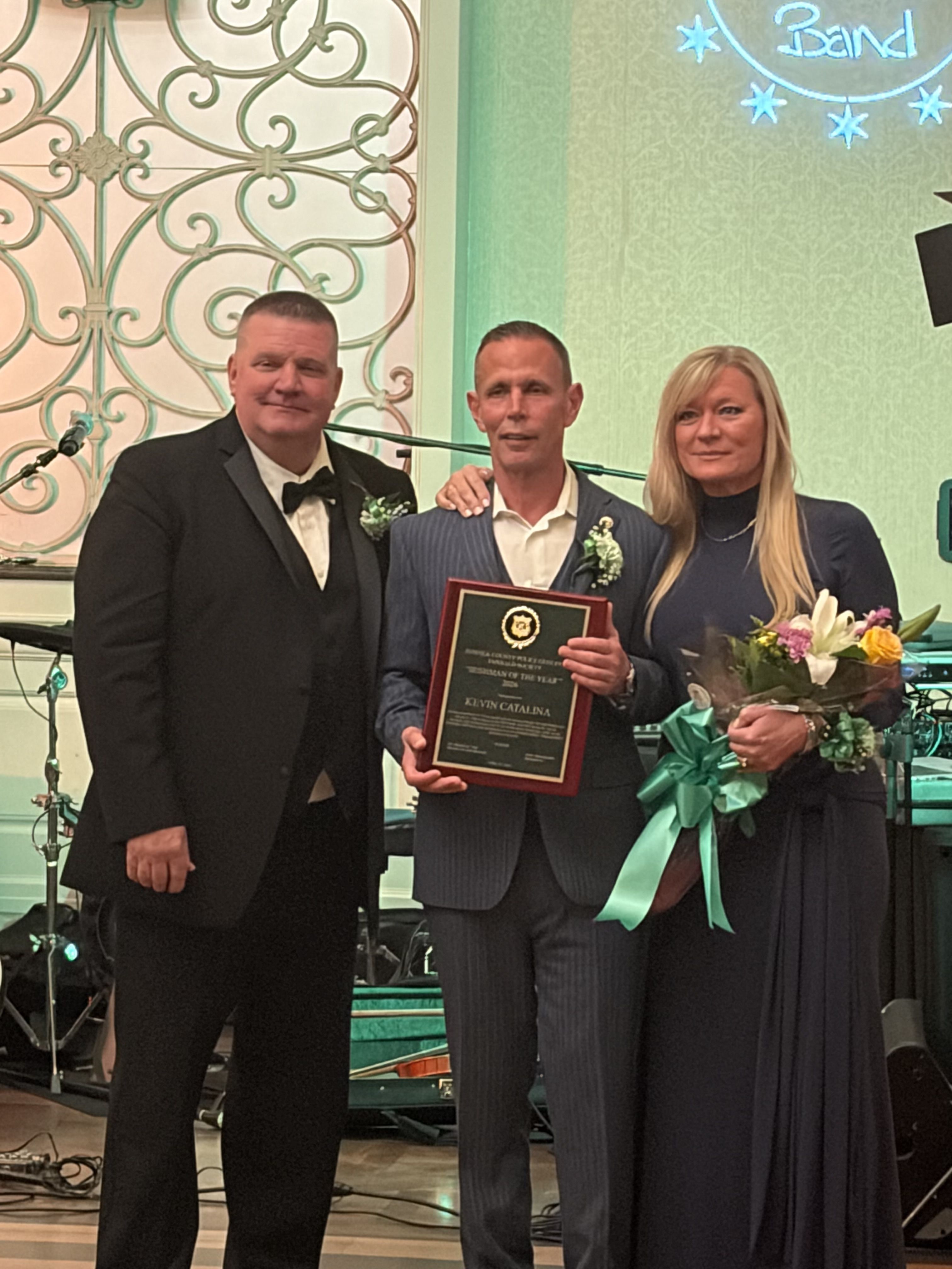 SUFFOLK SHOWCASE: President John Brunchard, Kevin Catalina and Jonna Catalina 