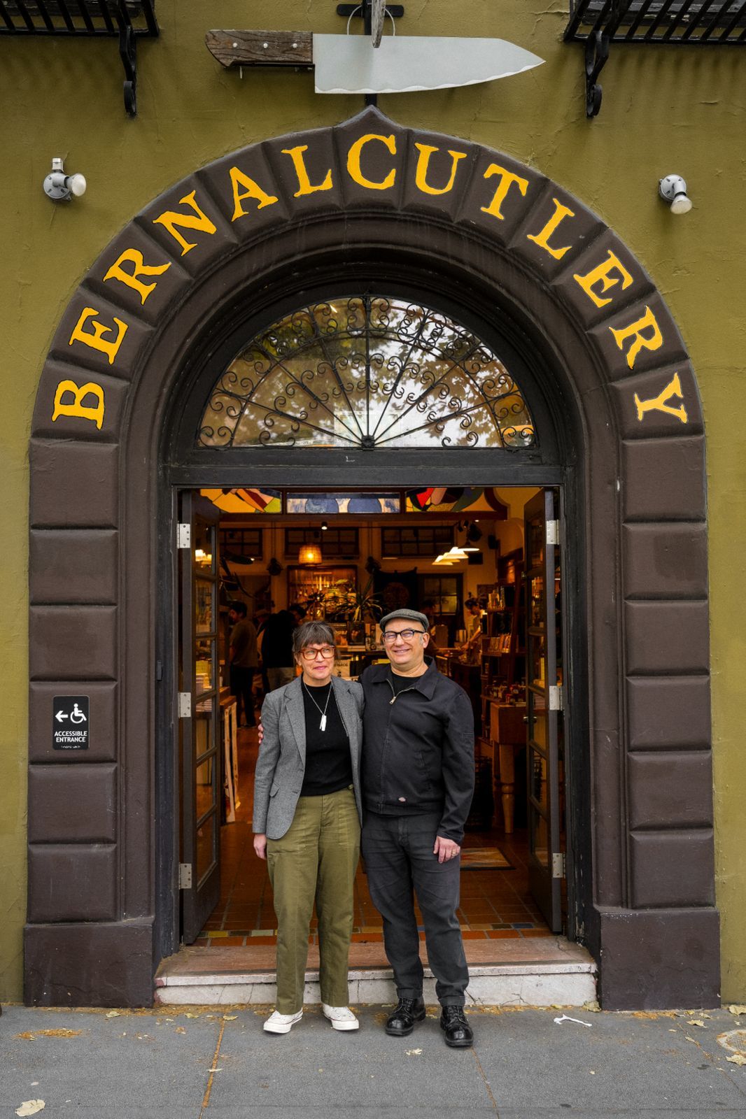 MAKERS: Josh Donald and Kelly Kozak of Bernal Cutlery - 'the Rolls Royce of knife dealers'