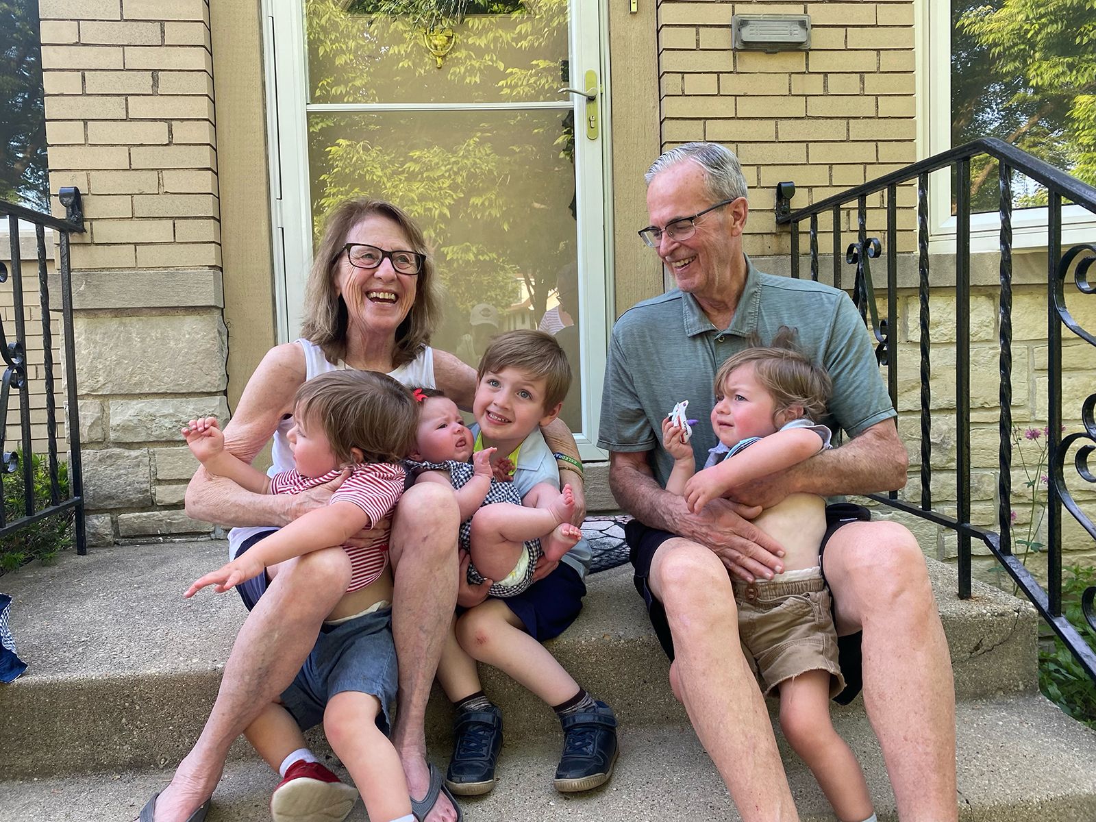 Margie, Bill and grand kids