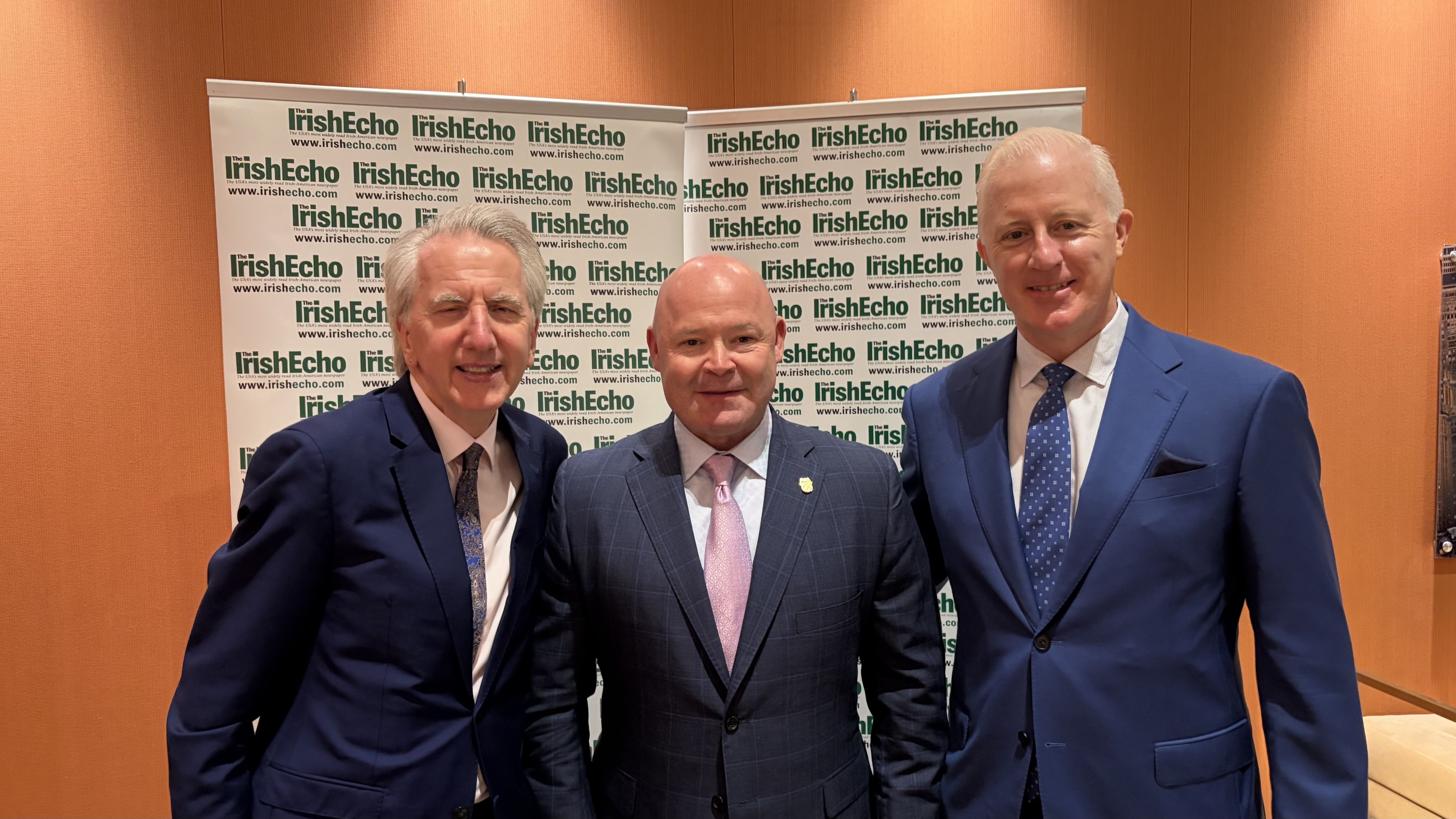 AHOY: At the Irish Maritime Awards, the author, Sean O'Brien and Gene O'Flaherty