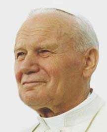 Pope and now Saint John Paul II.